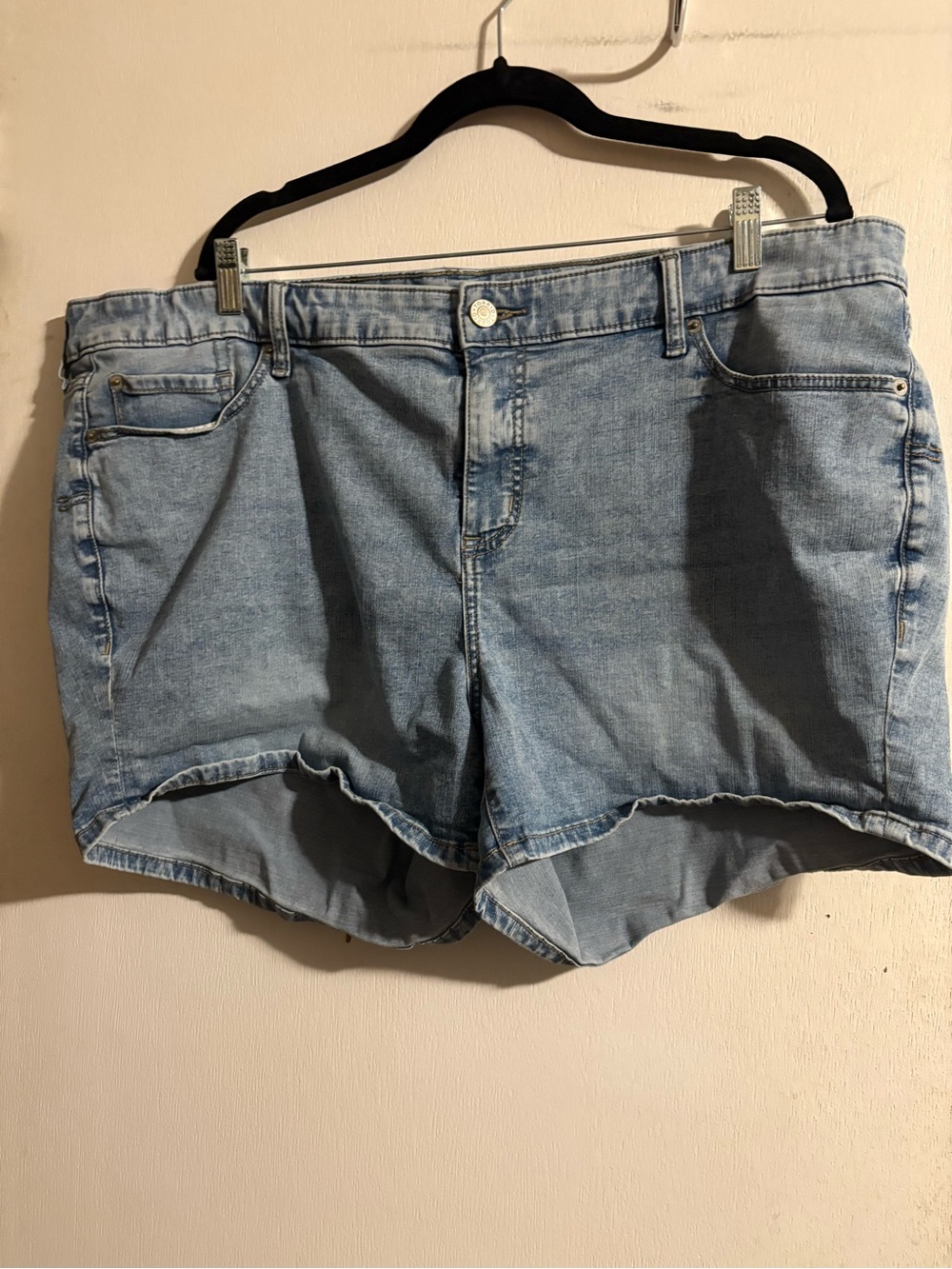 Classic Light Blue Denim Women's Shorts